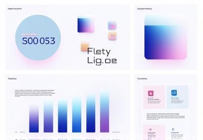 Preview image showing elements of graphic design like shapes, text, and color palettes